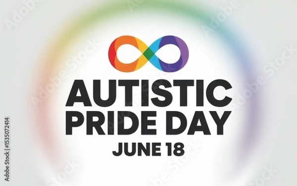 Obraz Autistic Pride Day, Generative ai.