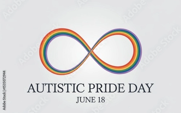 Obraz Autistic Pride Day, Generative ai.