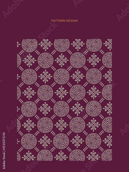 Obraz 한국 전통 패턴