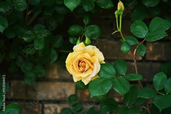 Obraz 黄色いバラのアップ2