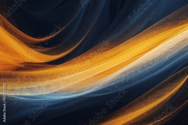 Fototapeta Abstract design of flowing, translucent fabrics.
