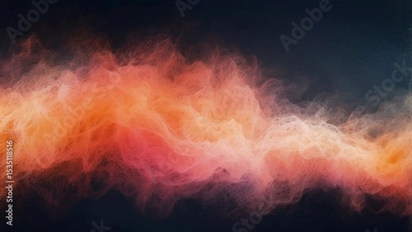 Fototapeta Abstract design with flowing, colorful mist.