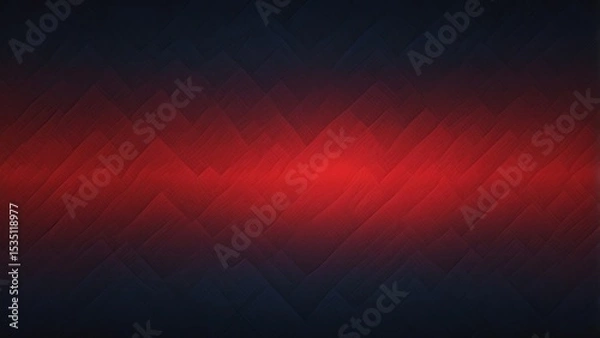 Fototapeta Dark, textured, abstract background with vibrant red gradient.