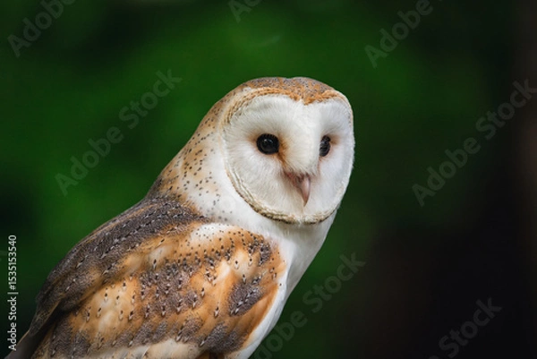 Obraz barn owl in front