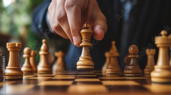 Fototapeta Business intelligence enables proactive management of potential risks.