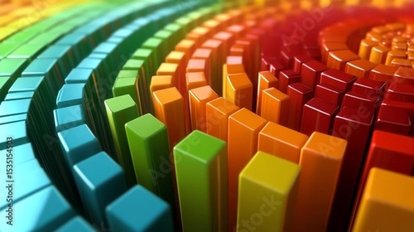 Fototapeta Business intelligence enhances resource allocation through precise analysis.