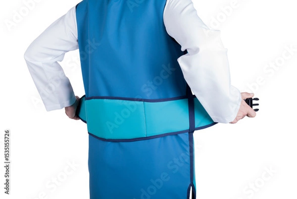 Obraz Х-ray protective apron isolated on white background.