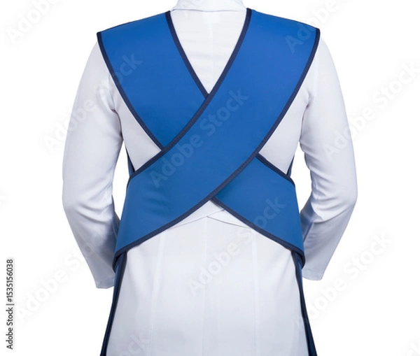 Obraz X-ray protective apron. Side view. On a white background.