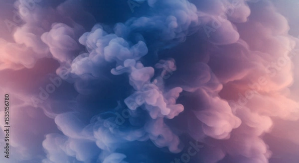 Obraz Abstract smoke or cloud background with flowing colors and dreamy effect.