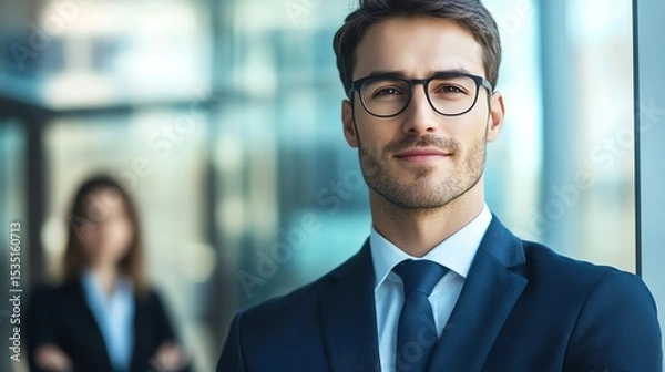 Fototapeta Human resource management fosters employee well-being and productivity.