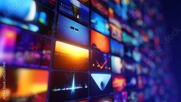 Fototapeta Immersive Visual Experiences A Stunning Collection of High-Resolution Images and Videos