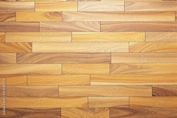 Fototapeta Wooden plank background with natural patterns and warm tones.