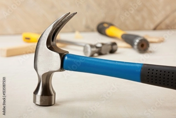 Fototapeta View of hammer for construction