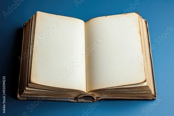 Fototapeta Ultra Hd Image of Mockup of a Blank Empty Book