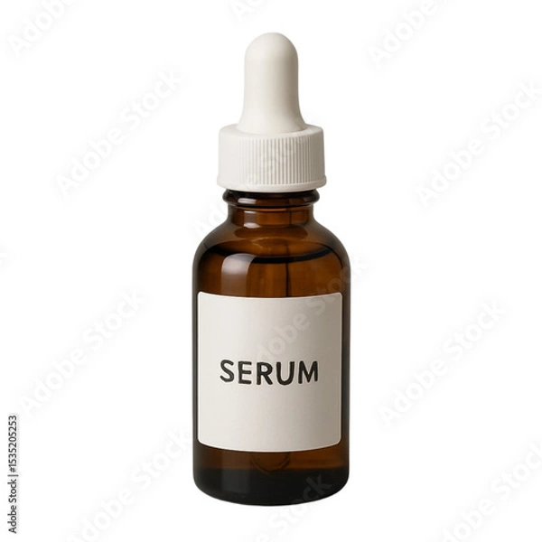 Fototapeta Serum Bottle  on transparent background 