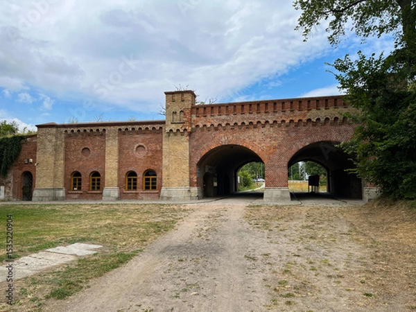 Obraz Poland, Kostrzyn nad Odrą - June, 10, 2022: Kostrzyn nad Odrą (which since 1945 in Poland) which was completely destroyed end of the Second World War. Fortress Museum Kostrzyn.