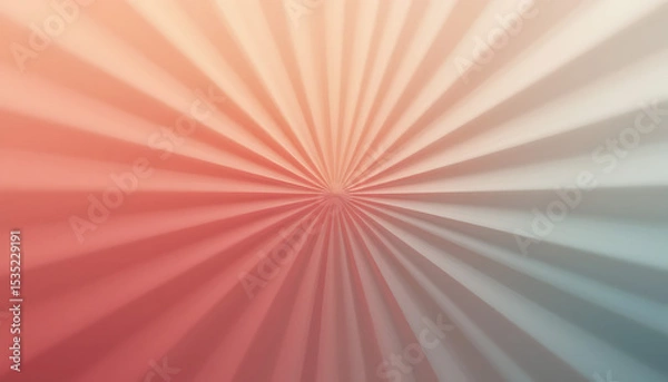 Obraz Warm Coral Radial Gradient Background