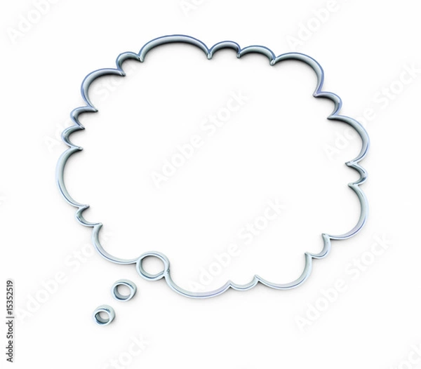 Fototapeta Thought Bubble