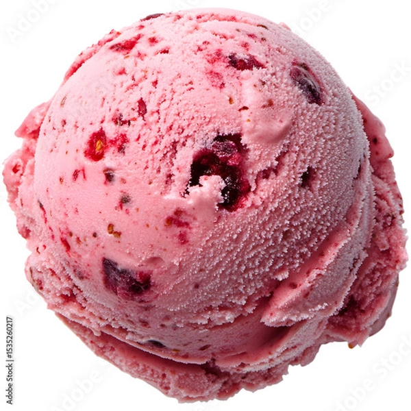 Obraz raspberry ice cream