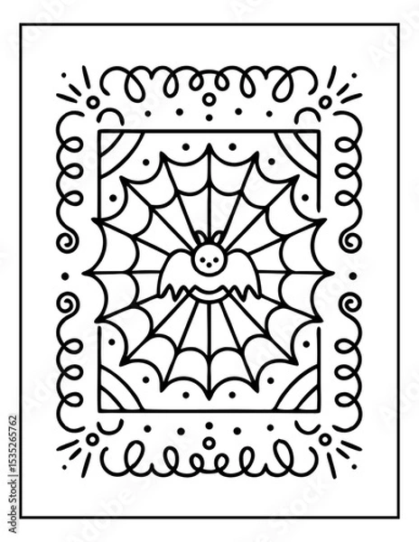 Obraz hand drawn coloring pages for kids