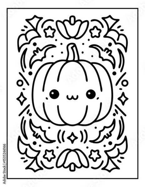 Obraz hand drawn coloring pages for kids