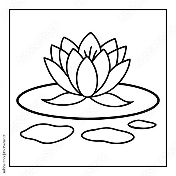 Obraz hand drawn coloring pages for kids