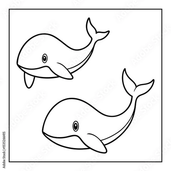 Obraz hand drawn coloring pages for kids