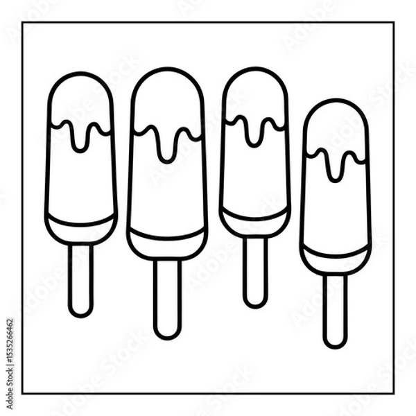 Obraz hand drawn coloring pages for kids