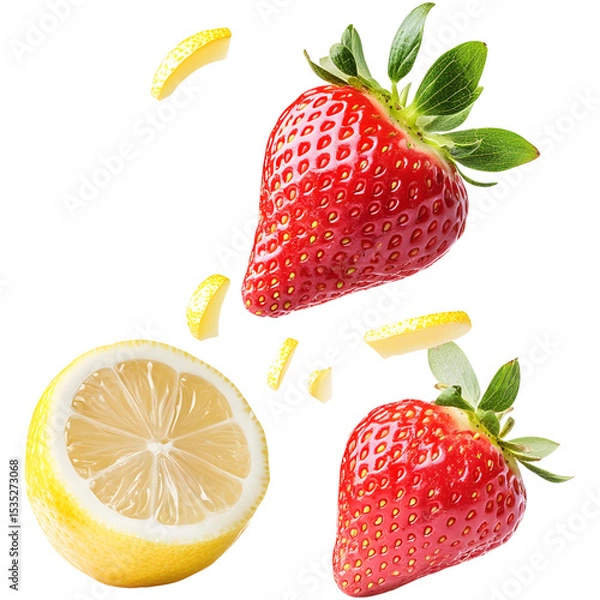 Obraz strawberry and lemon	