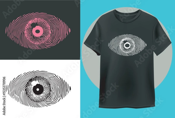 Obraz Creative Modern T-Shirt Design Vector Illustration