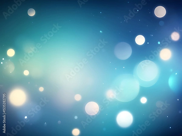Obraz Elegant abstract blue background with glowing light texture, modern design pattern, smooth gradient art wallpaper template with dark, bright, and soft surface effects | ai