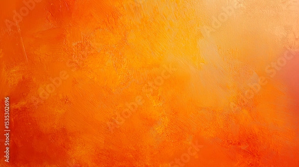 Fototapeta Orange rose cloud painted textur
