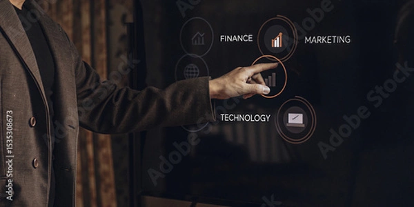 Fototapeta Data Analytics: A Smart Solution to Optimize Business Performance