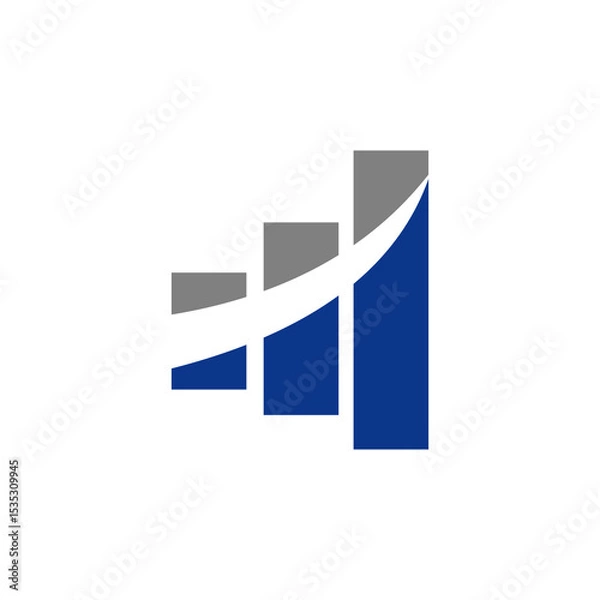 Fototapeta Chart Financial.eps
