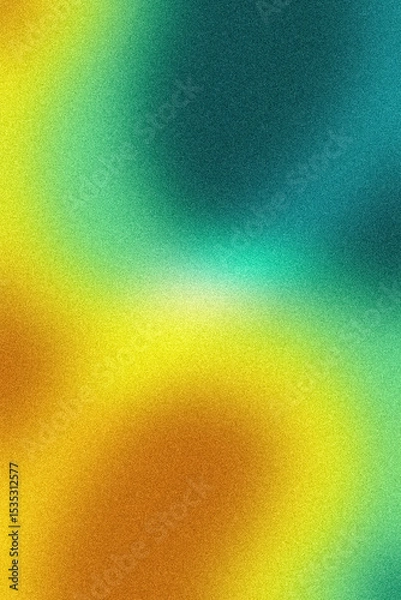 Fototapeta Vibrant Color Gradient Background with Grainy Texture
