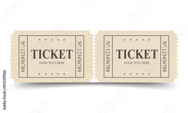 Fototapeta Ticket temple