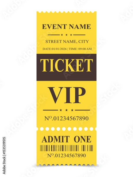 Fototapeta Ticket temple