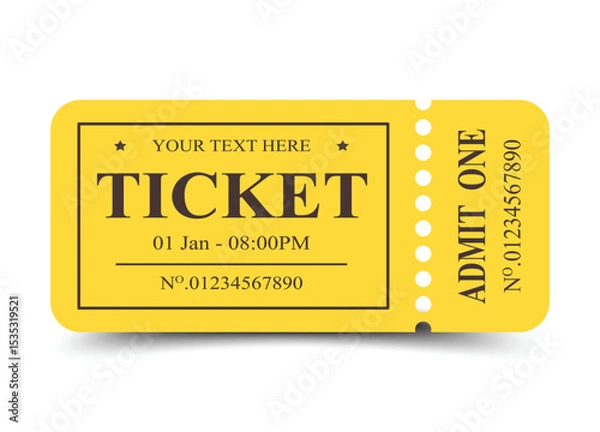 Fototapeta Ticket temple