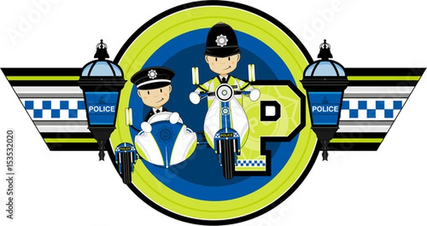 Obraz P is for Policeman 