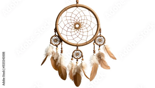 Obraz Dream catcher decoration on transparent background