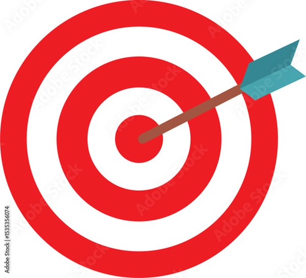 Fototapeta archery target vector design template design