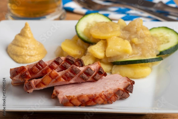 Obraz bavarian leberkaese