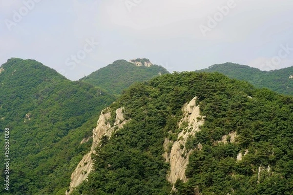 Fototapeta 북한산 칼바위 능선