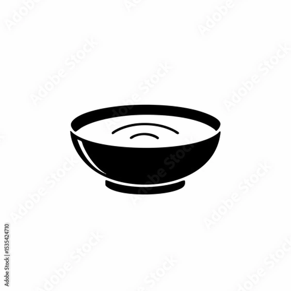 Obraz Bowl of Liquid IconVector
