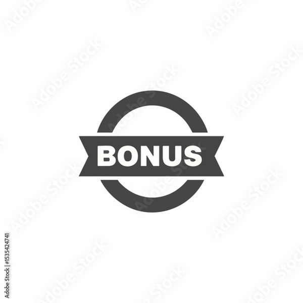 Obraz Bonus Badge Vector IconVector
