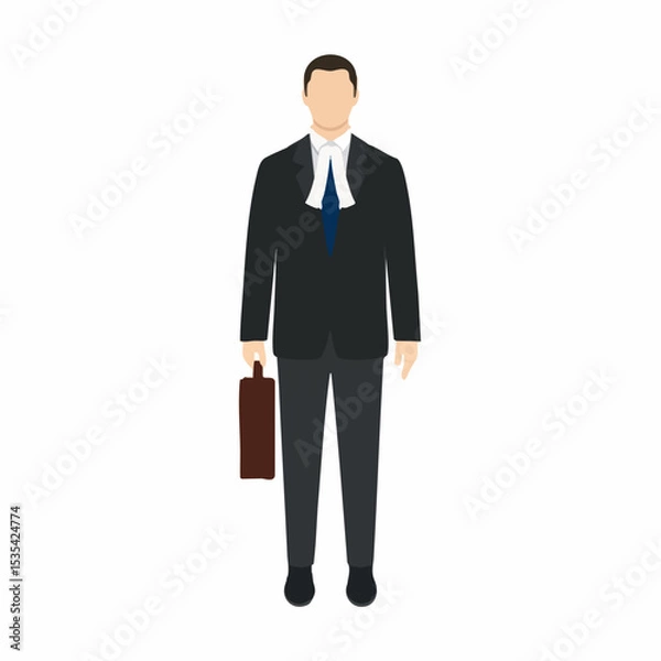 Obraz Barrister Vector IllustrationVector