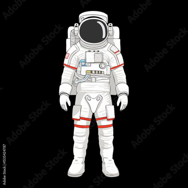 Obraz Astronaut in Space SuitVector