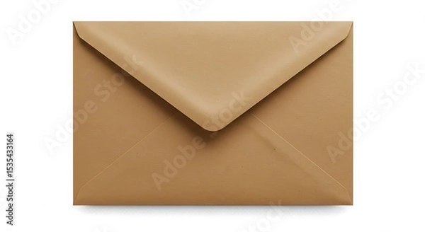 Fototapeta Tan Envelope: Awaiting a Message