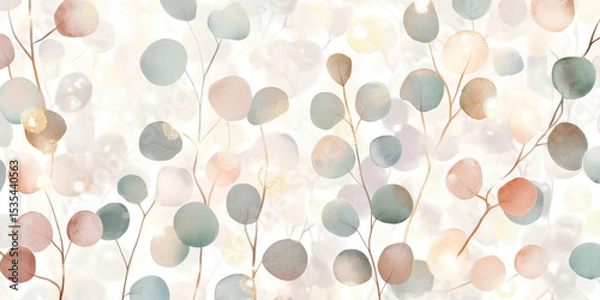 Obraz Delicate floral pattern suitable for natural background