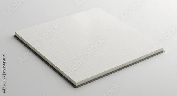 Fototapeta High-Resolution Image of a Square Textured Surface Sample